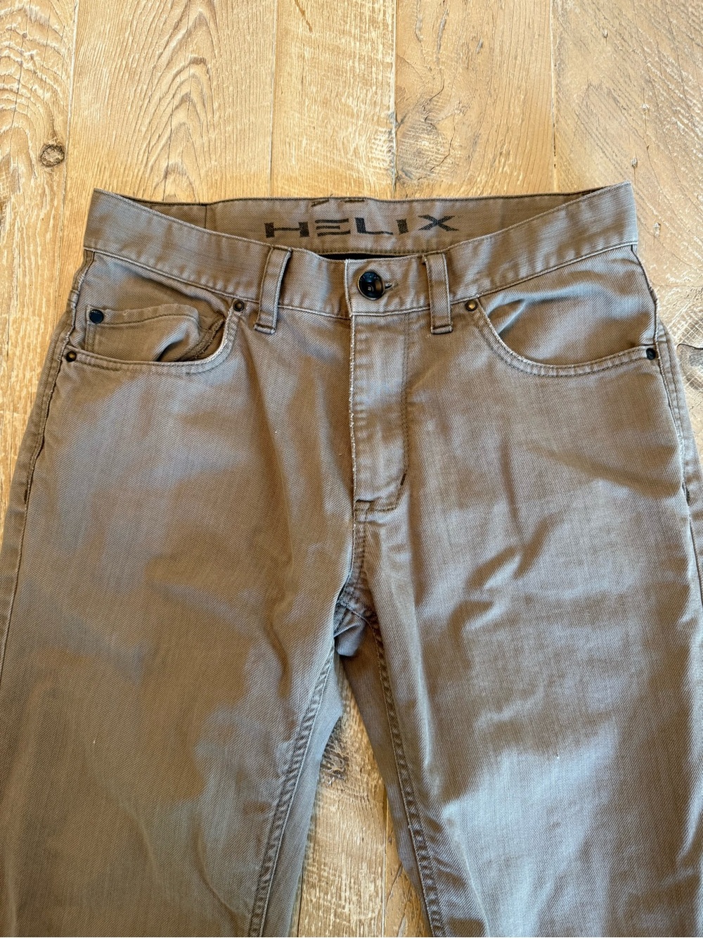Helix Men's Brown Slim Fit Jeans 30/30